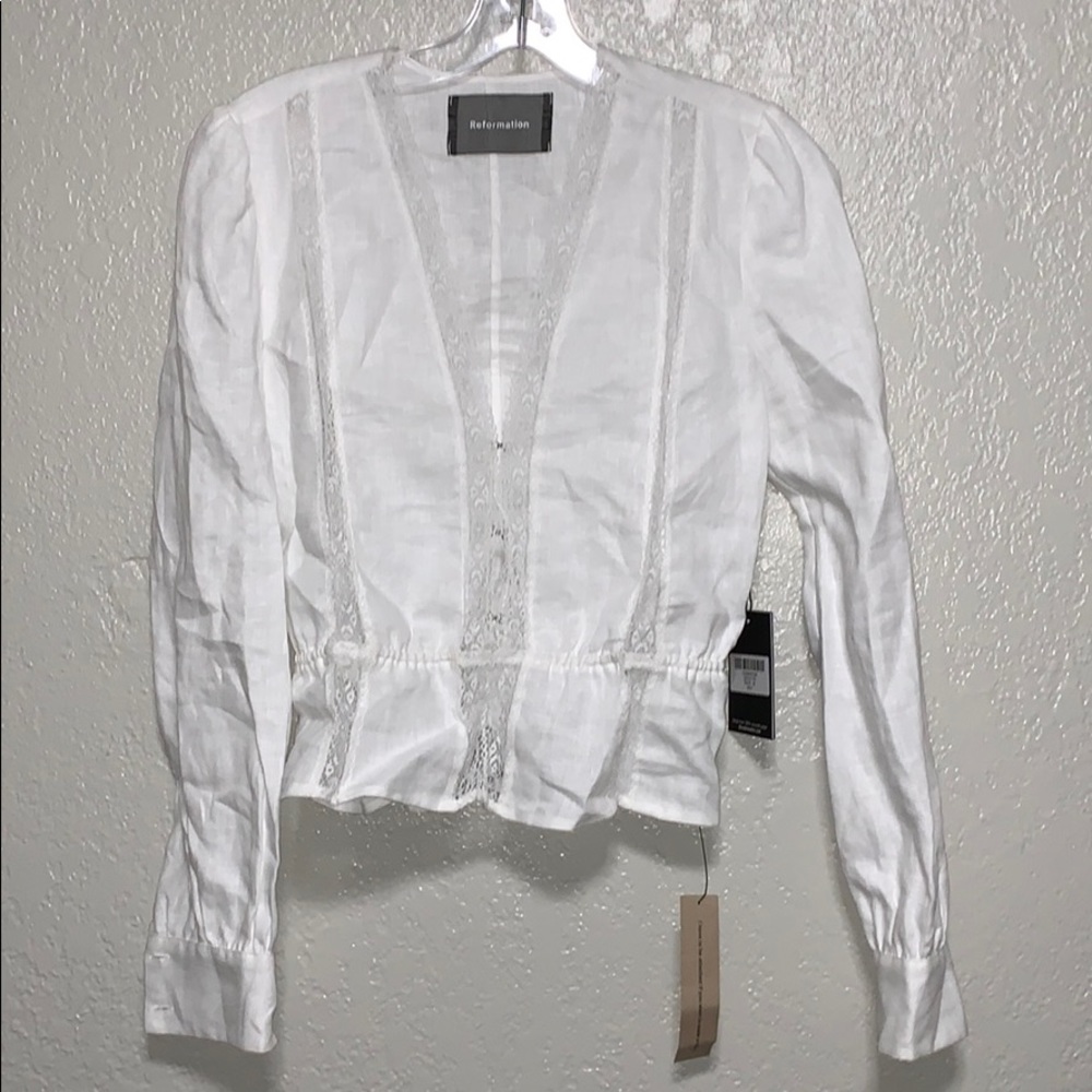 Reformation Odette Top. SIZE: XS